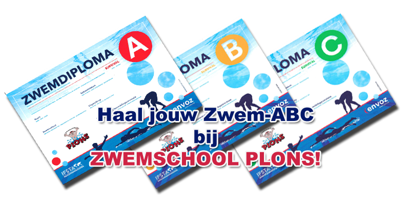 haal zwem abc bij zwemschool plons